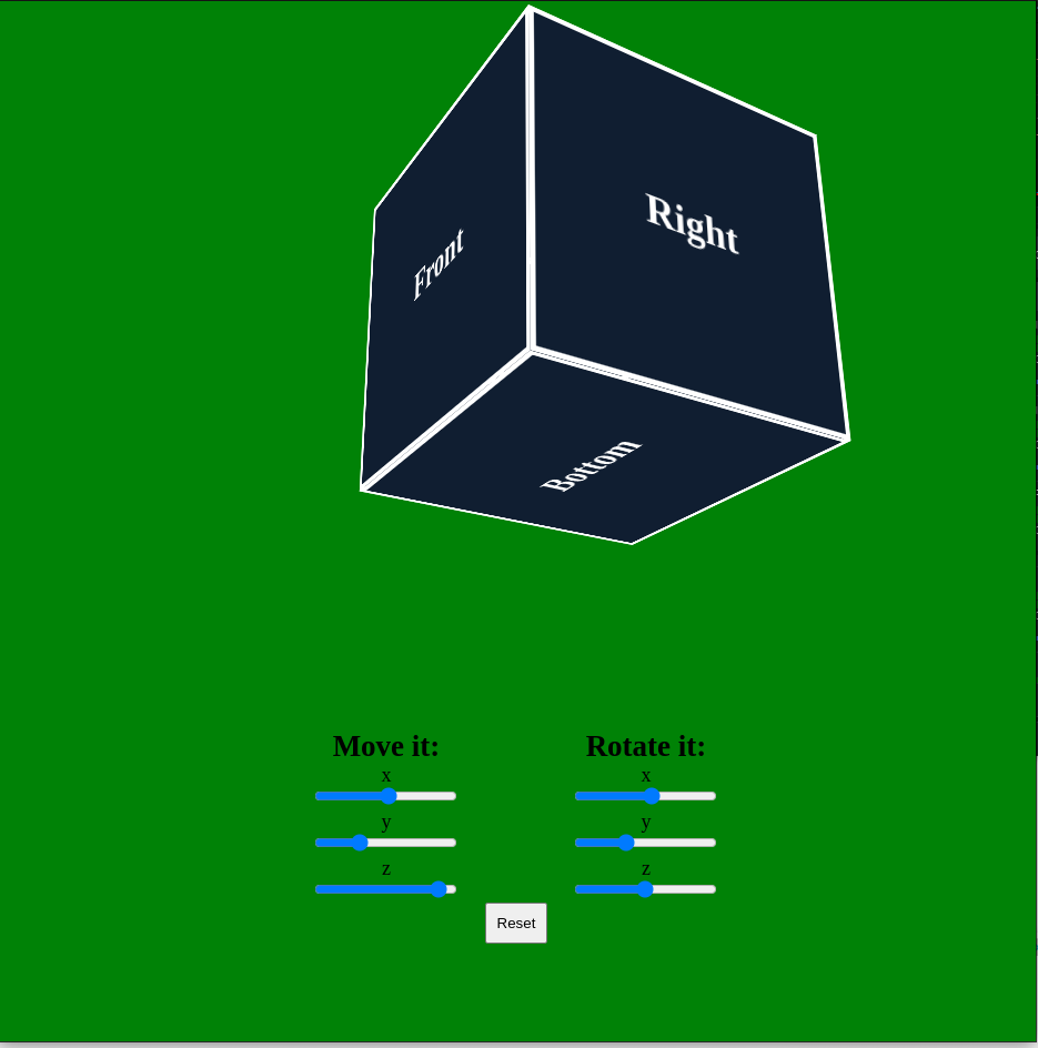 a three dimensional cube floating in cyberspace